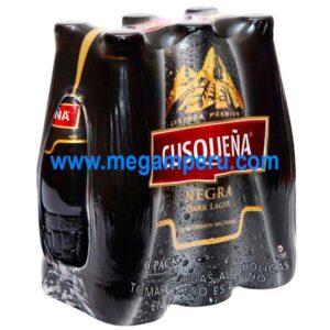 Cerveza  Cusqueña negra 330 ml x 6 botella