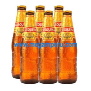 Cerveza  Cusqueña rubia 330 ml x 6 botella