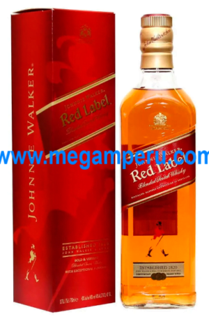 Whisky Johnnie Walker Red Label 750 ml botella