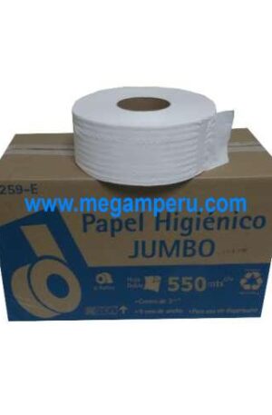 Papel Higienico Ariess Jumbo Blanco 550 mts Cj x 12 Rollos