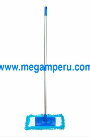 Mango Aluminio + Mopa Trapeador Para Polvo 45 cm Microfibra 1.20 cm
