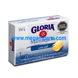 Gloria Mantequilla Barra x 200 gr Con Sal