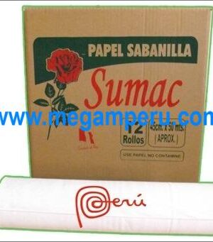 Papel sabanilla Sumac 50 x 50 mts x 12 Rollos