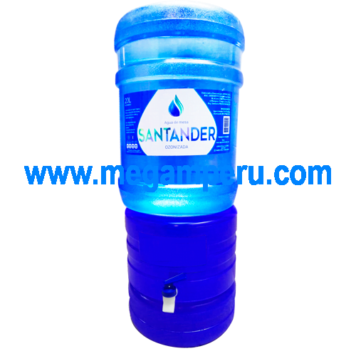 Surtidor Azul + Bidón de agua Santander 20 lt